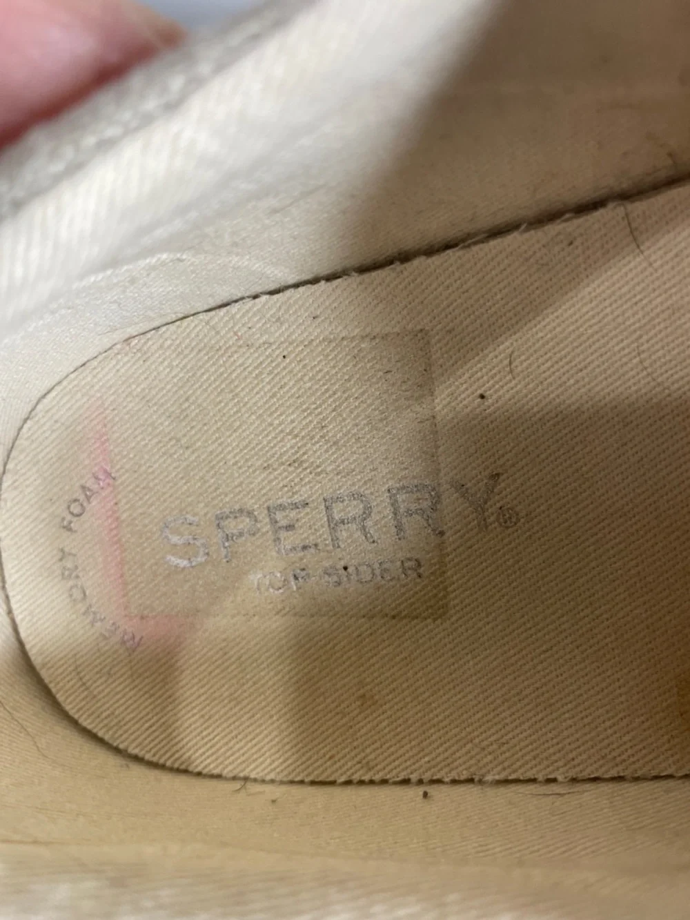 🍉 SPERRY SIZE 8.5 Casual Beige and Gold Boat Shoe